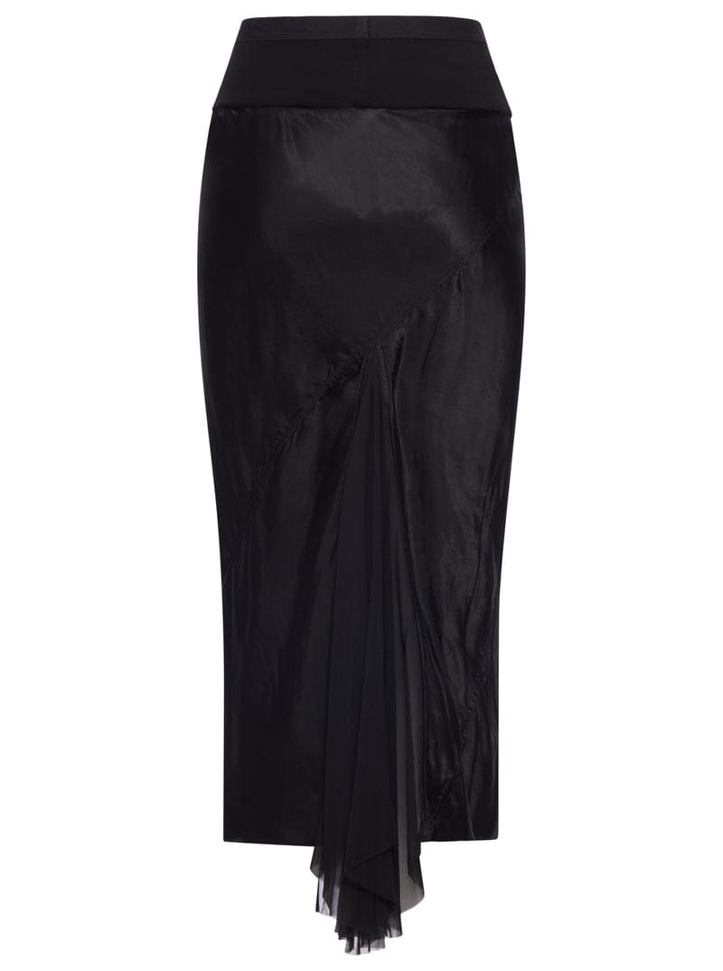 Rick Owens Women Asymmetric Midi Skirt RICK OWENS