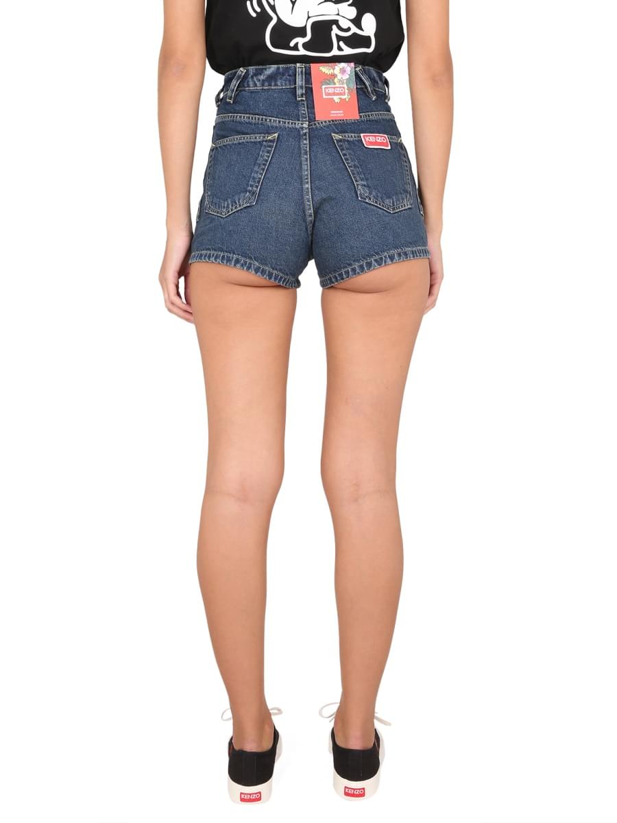 Kenzo Women Short In Denim KENZO