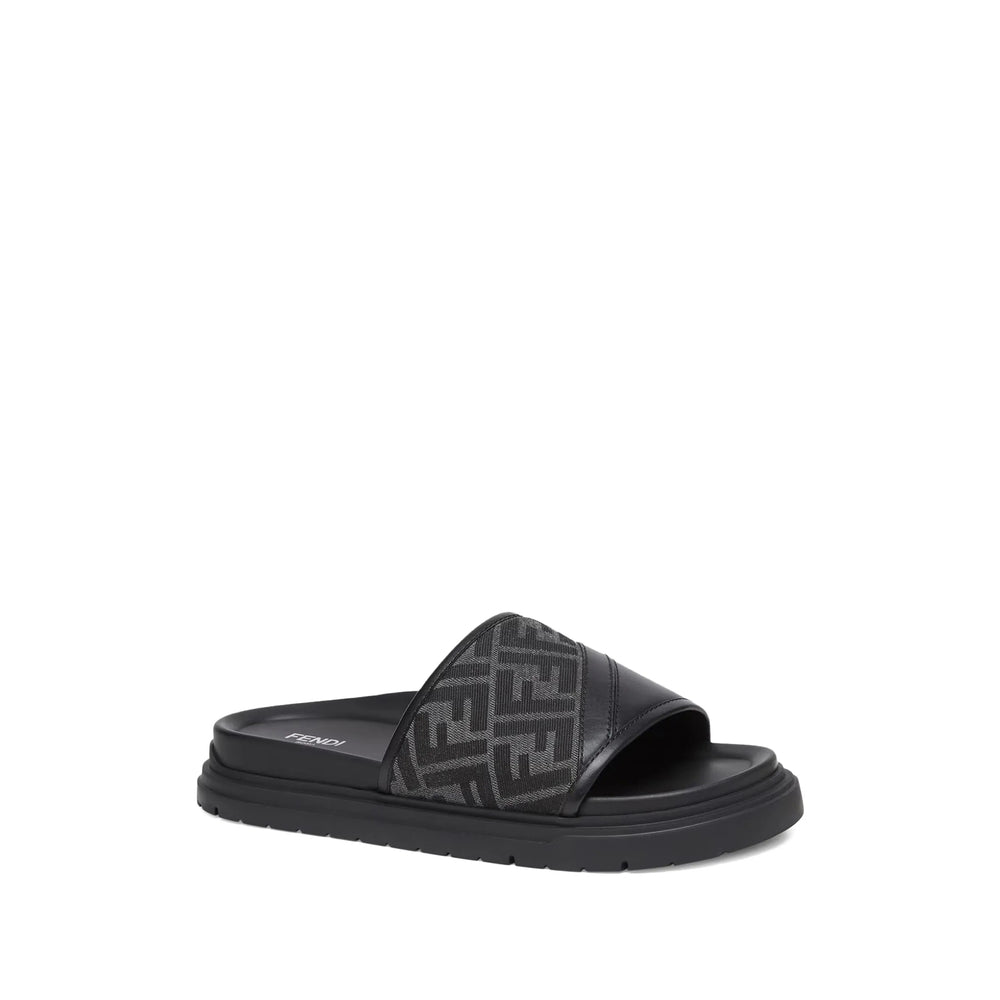 Fendi Black Sandals Men FENDI