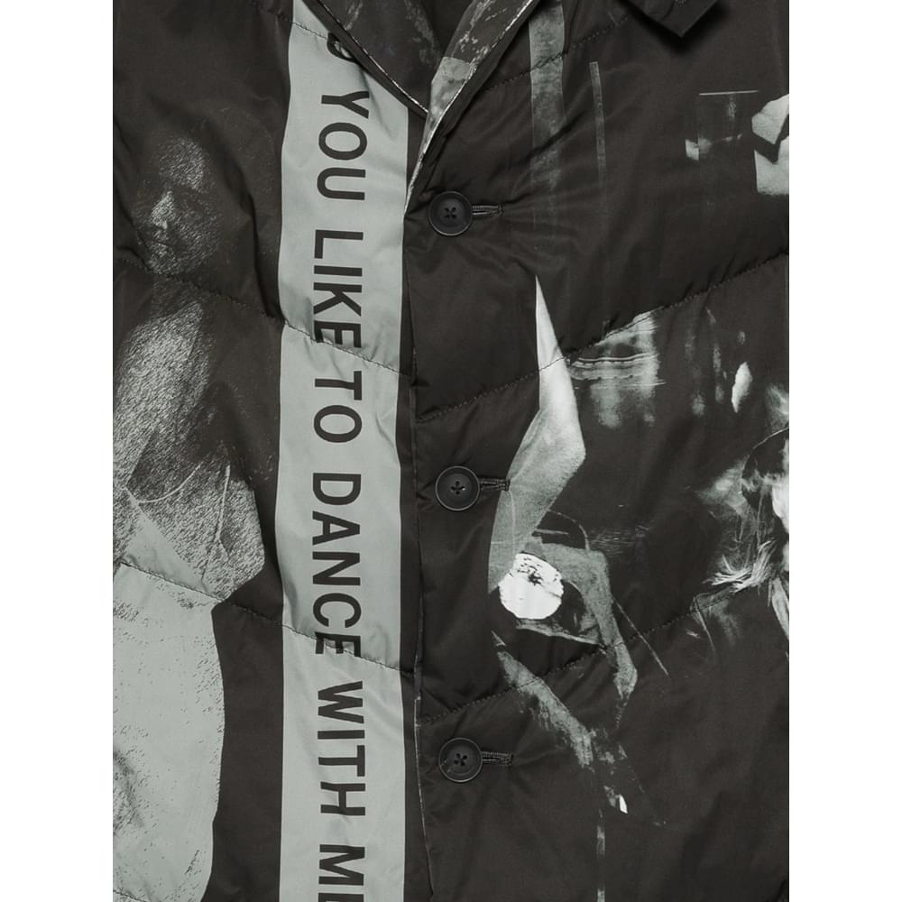 Yohji Yamamoto Black Coats - Padded Coats Men Men YOHJI YAMAMOTO