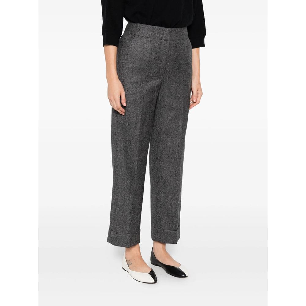 Peserico Grey Trousers - Tailored Trousers Women PESERICO