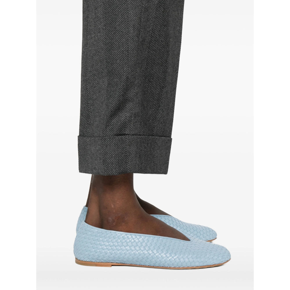Peserico Grey Trousers - Straight Trousers Women PESERICO