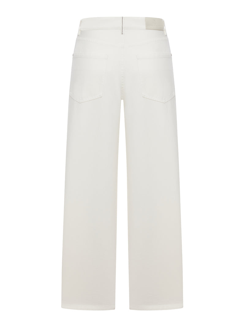Brunello Cucinelli Women Wide Leg Cotton Trousers BRUNELLO CUCINELLI
