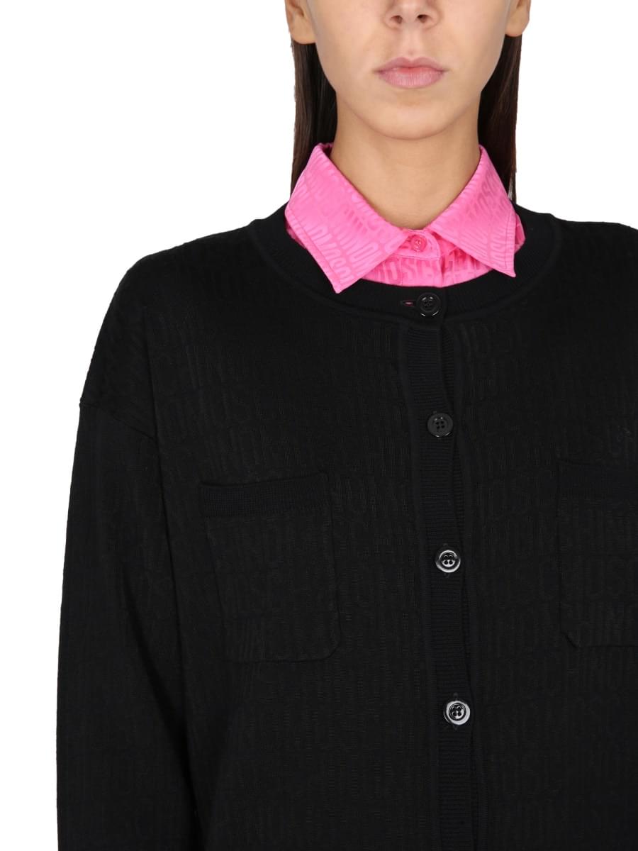 Moschino Women Cardigan With Logo MOSCHINO