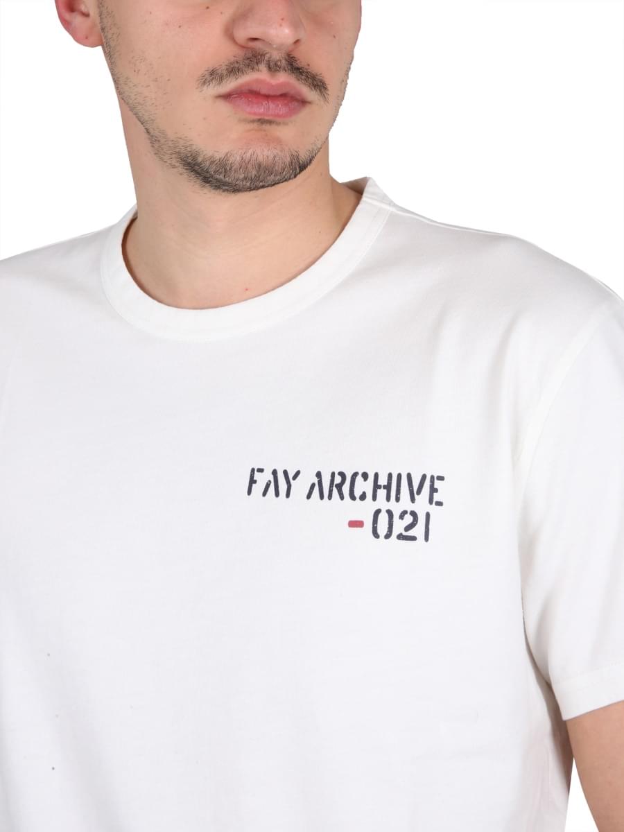 Fay Men T-Shirt With Logo FAY