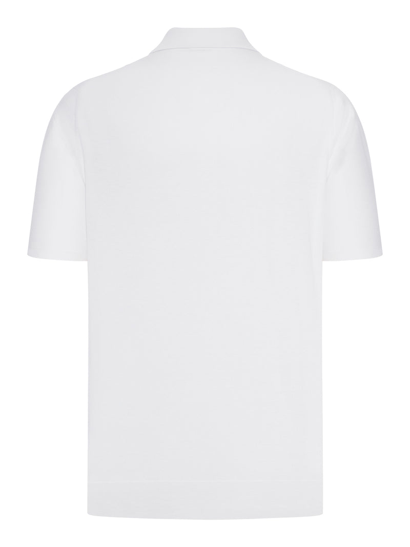 Kiton Men Solid Color Cotton Knitted Polo Shirt KITON