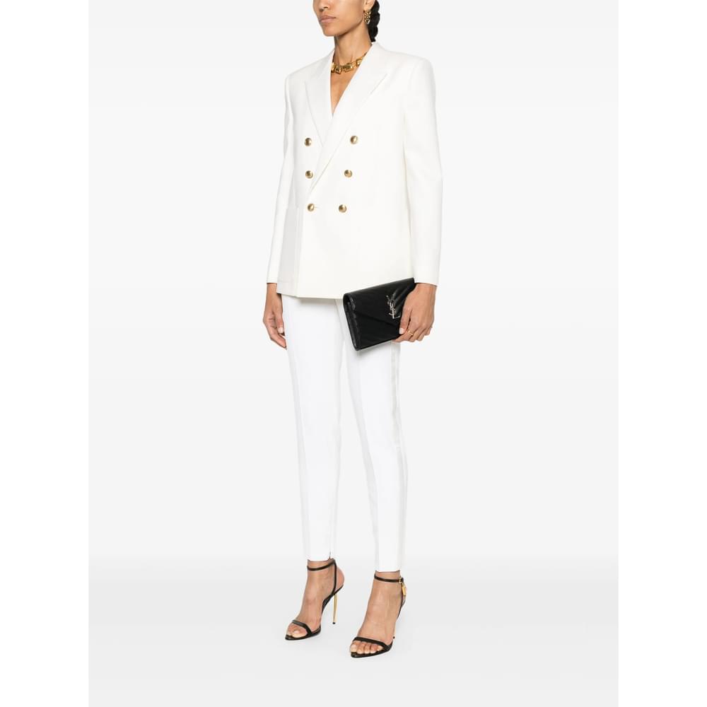 Saint Laurent Black Clutch Bags Women SAINT LAURENT