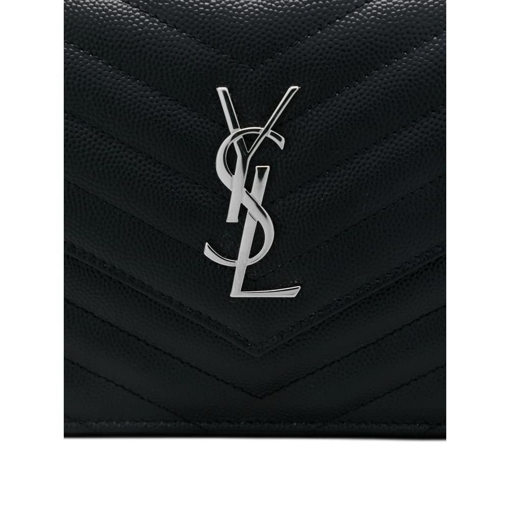 Saint Laurent Black Clutch Bags Women Women SAINT LAURENT