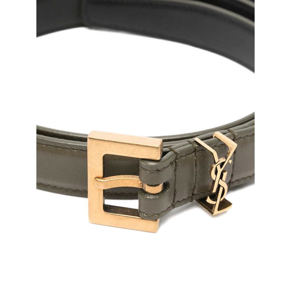 Saint Laurent Grey Belts Women SAINT LAURENT