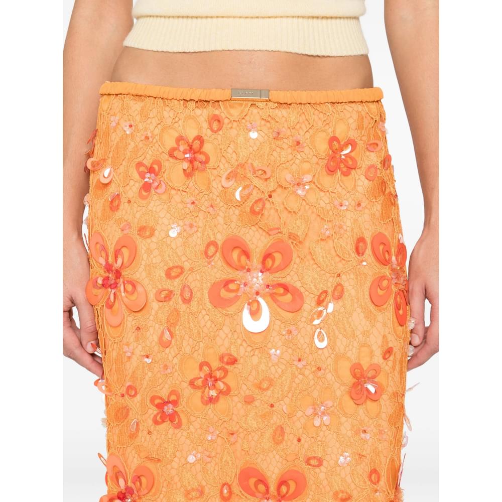 Gucci Orange Skirts Women GUCCI