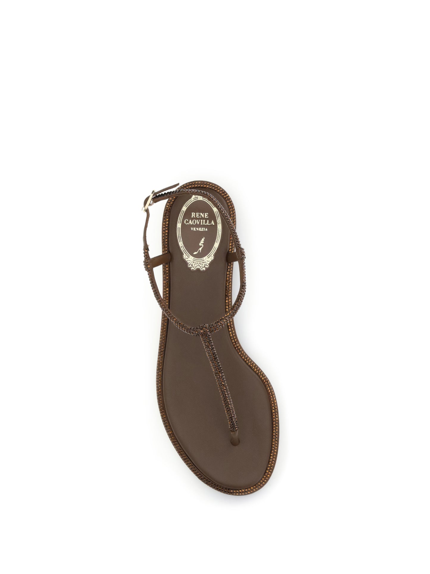 Rene Caovilla Women Diana Sandals With Crystals RENE CAOVILLA