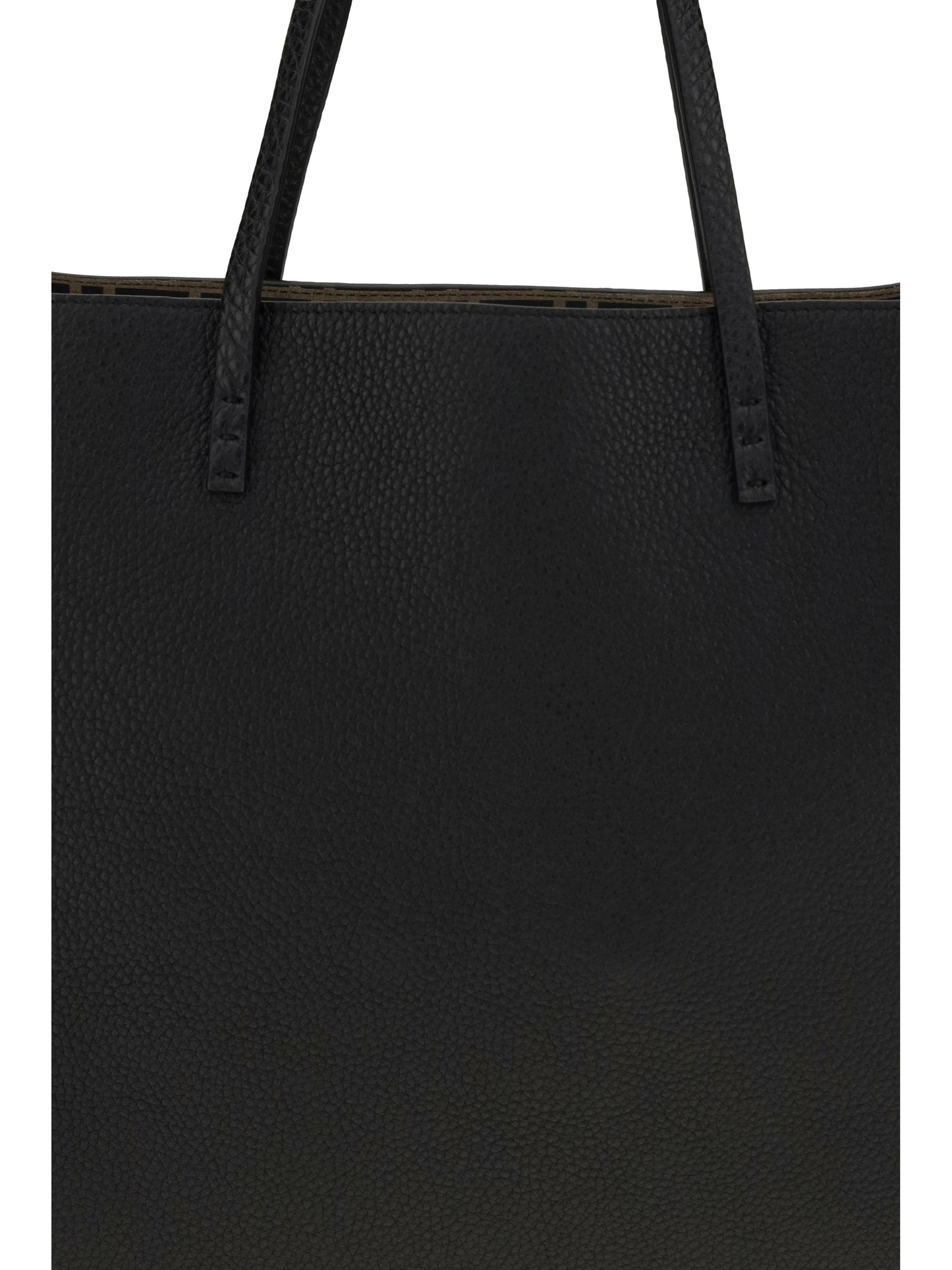 Fendi Women Medium Roll Roman Leather Shopping Bag FENDI