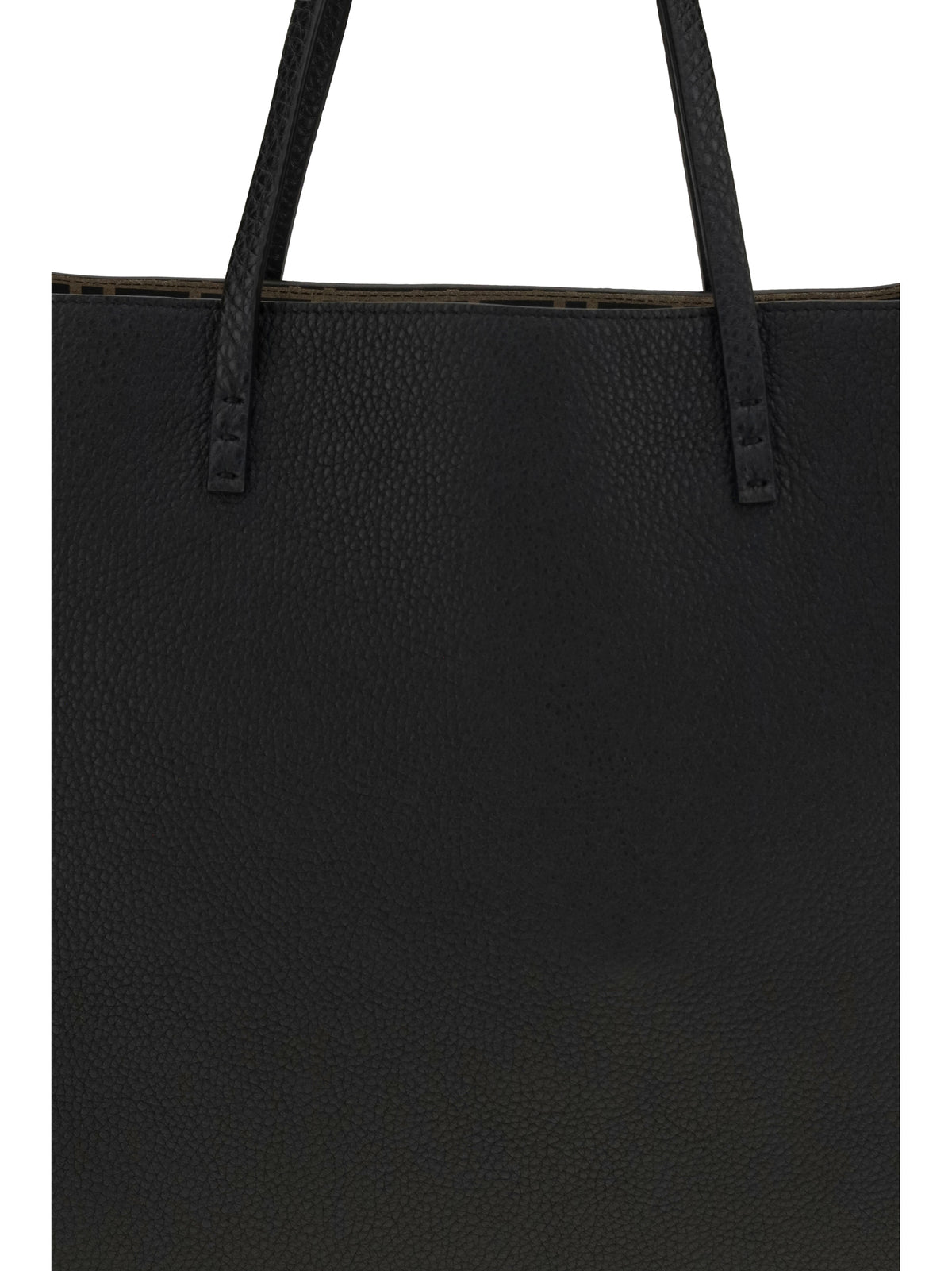 Fendi Women Medium Roll Roman Leather Shopping Bag FENDI