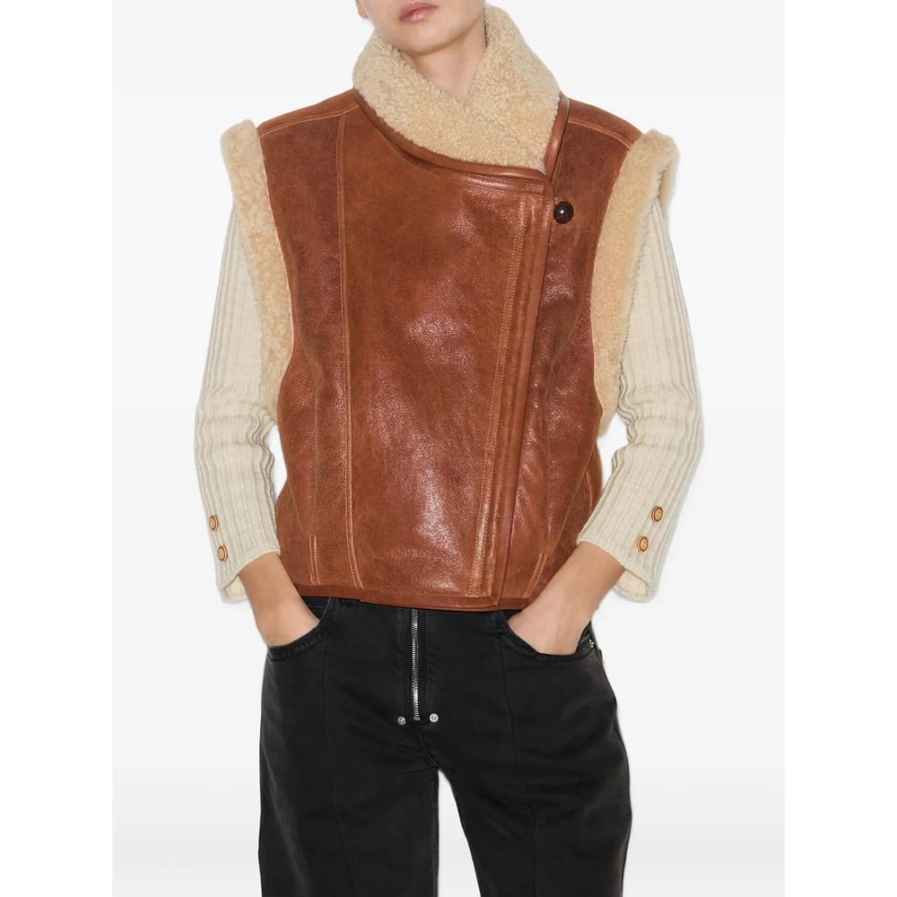 Isabel Marant Brown Jackets - Waistcoat & Gilets Women ISABEL MARANT