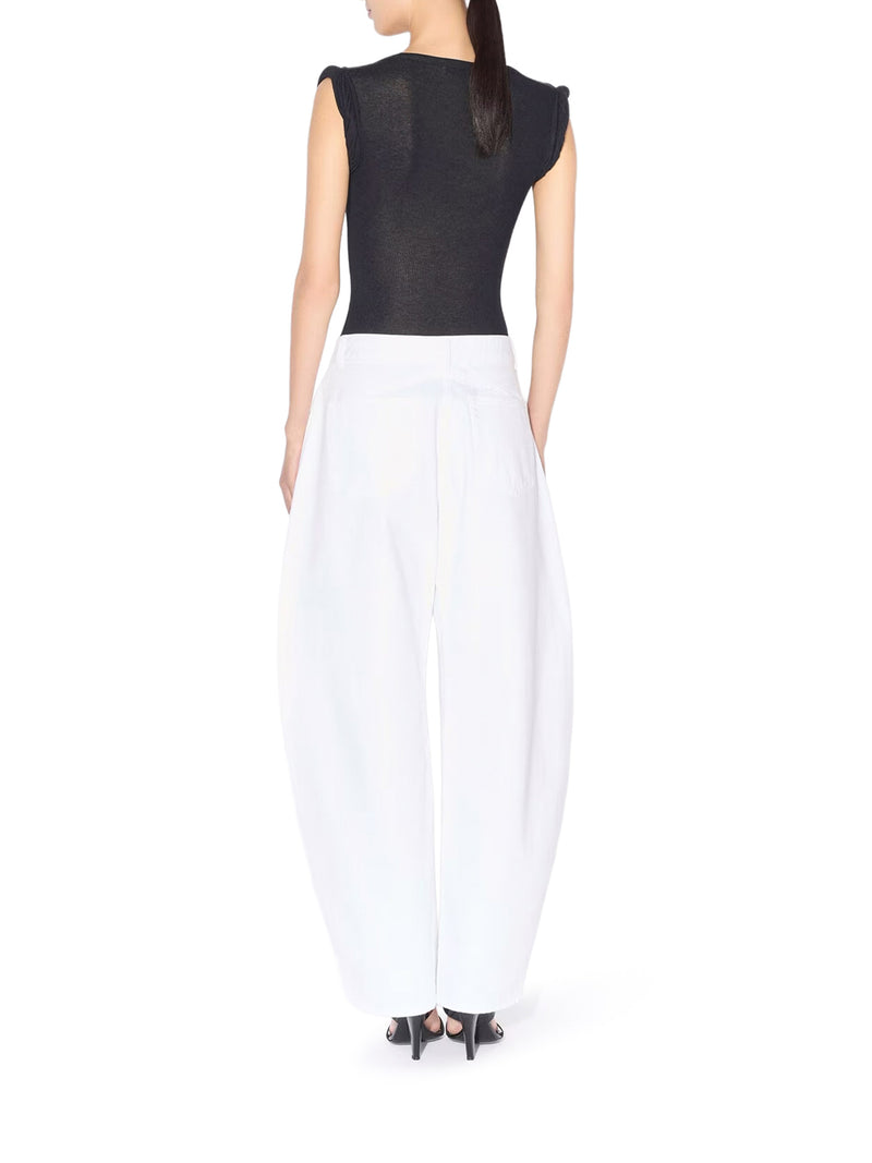 Alaia Women Low-Waisted Rounded Jeans ALAIA