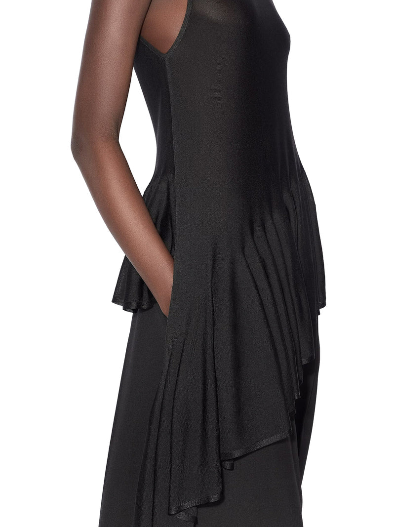 Alaia Women Asymmetric Top With Godet ALAIA