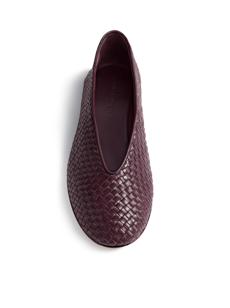 Bottega Veneta Women Pink Leather Ballerinas BOTTEGA VENETA
