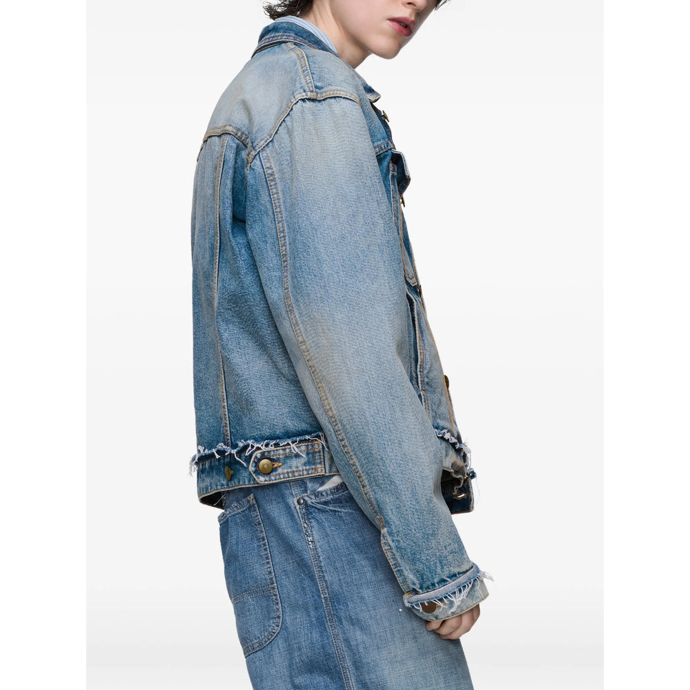 Maison Margiela Blue Jackets - Bomber Jackets Women MAISON MARGIELA