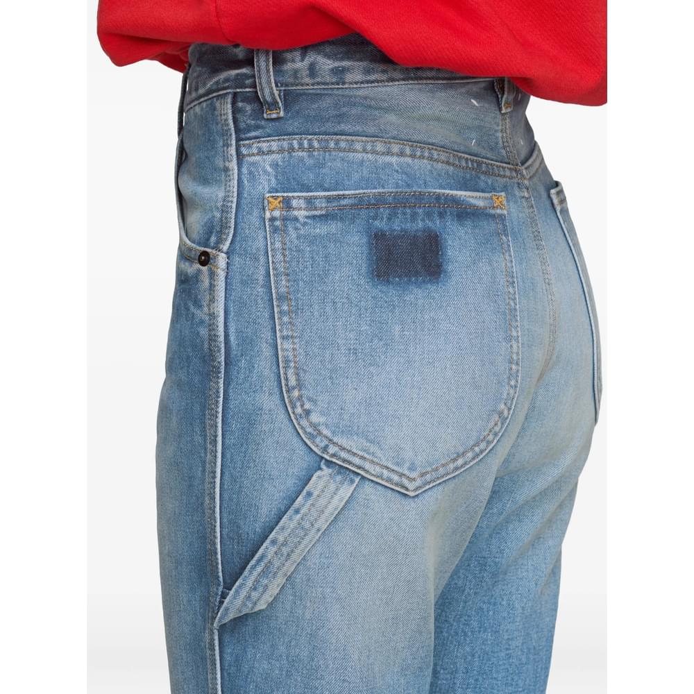 Maison Margiela Blue Trousers - Tailored Trousers Women MAISON MARGIELA