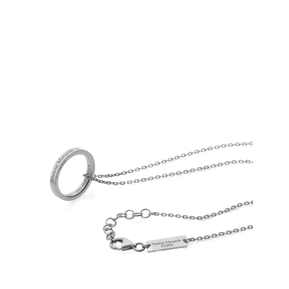 Maison Margiela Silver Necklaces Men Men MAISON MARGIELA