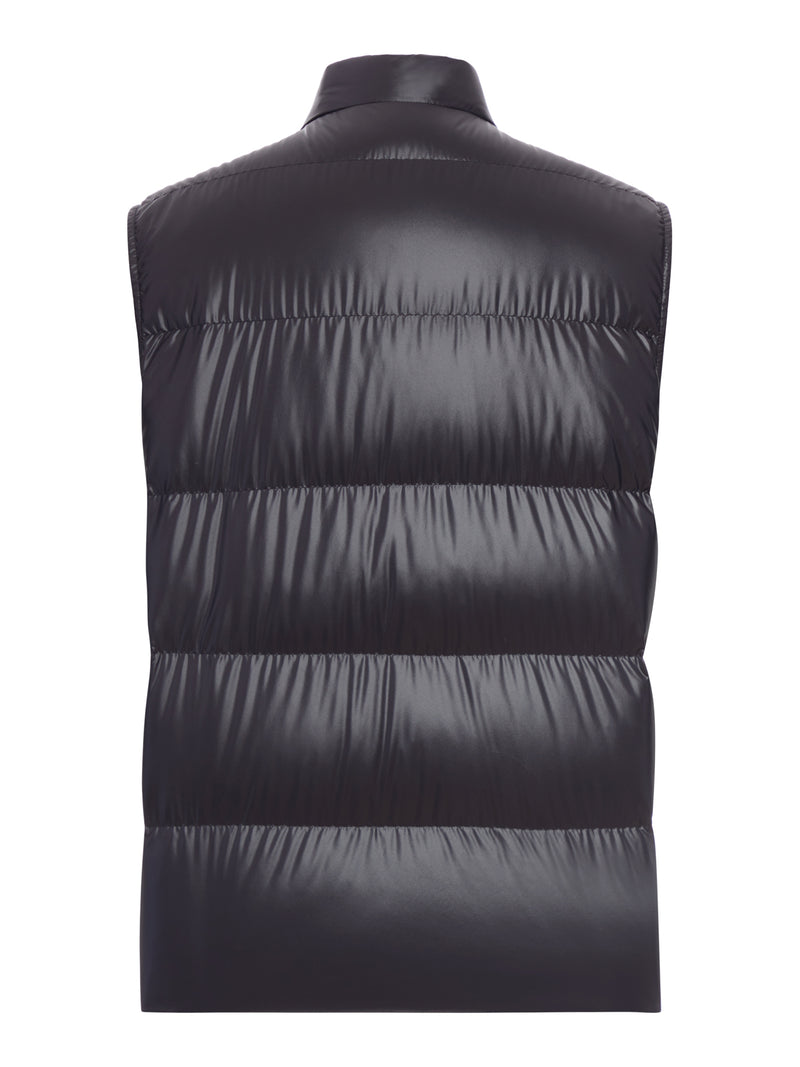 Moncler Men Restigo Quilted Vest With Logo Patch MONCLER