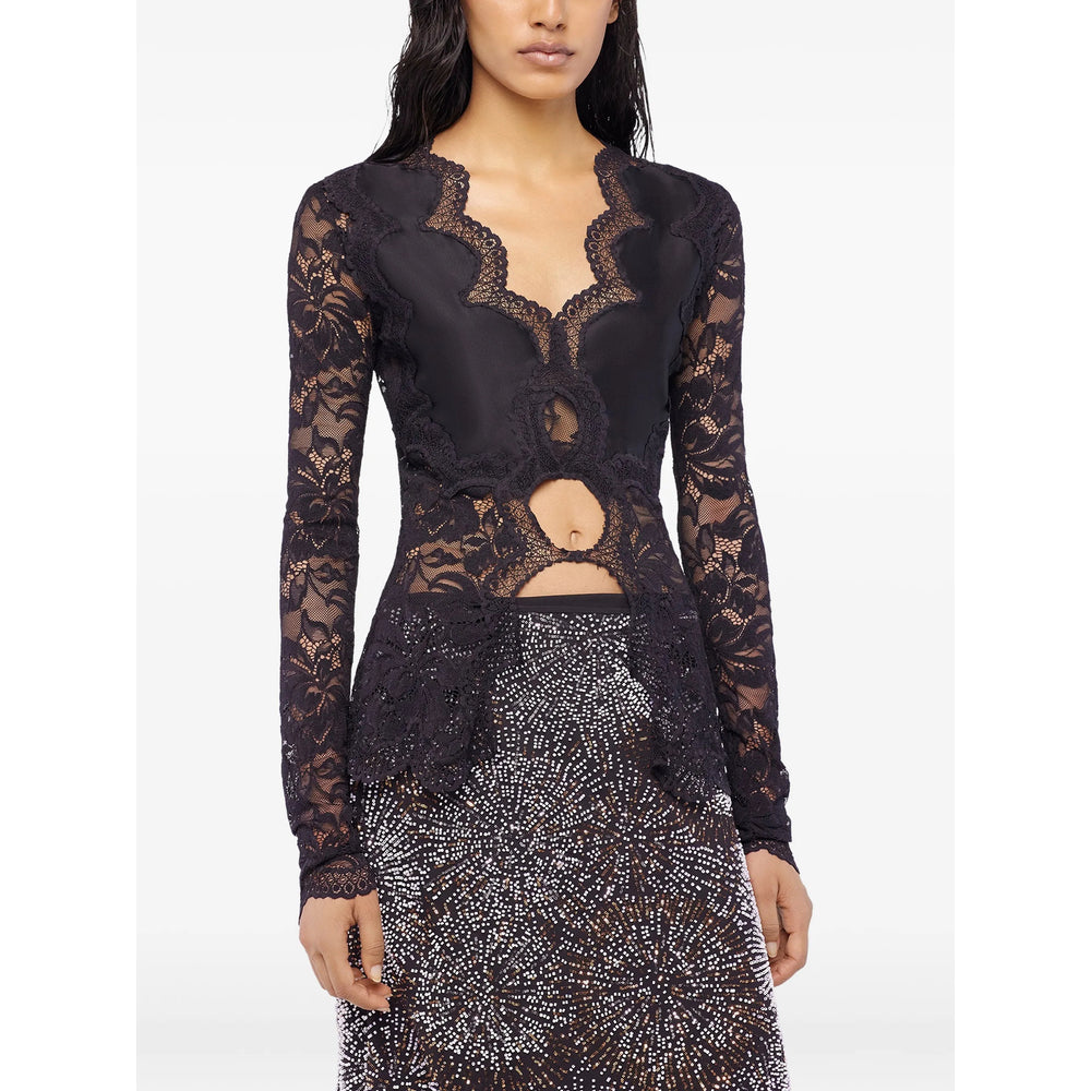 Rabanne Black Tops - Blouses Women PACO RABANNE