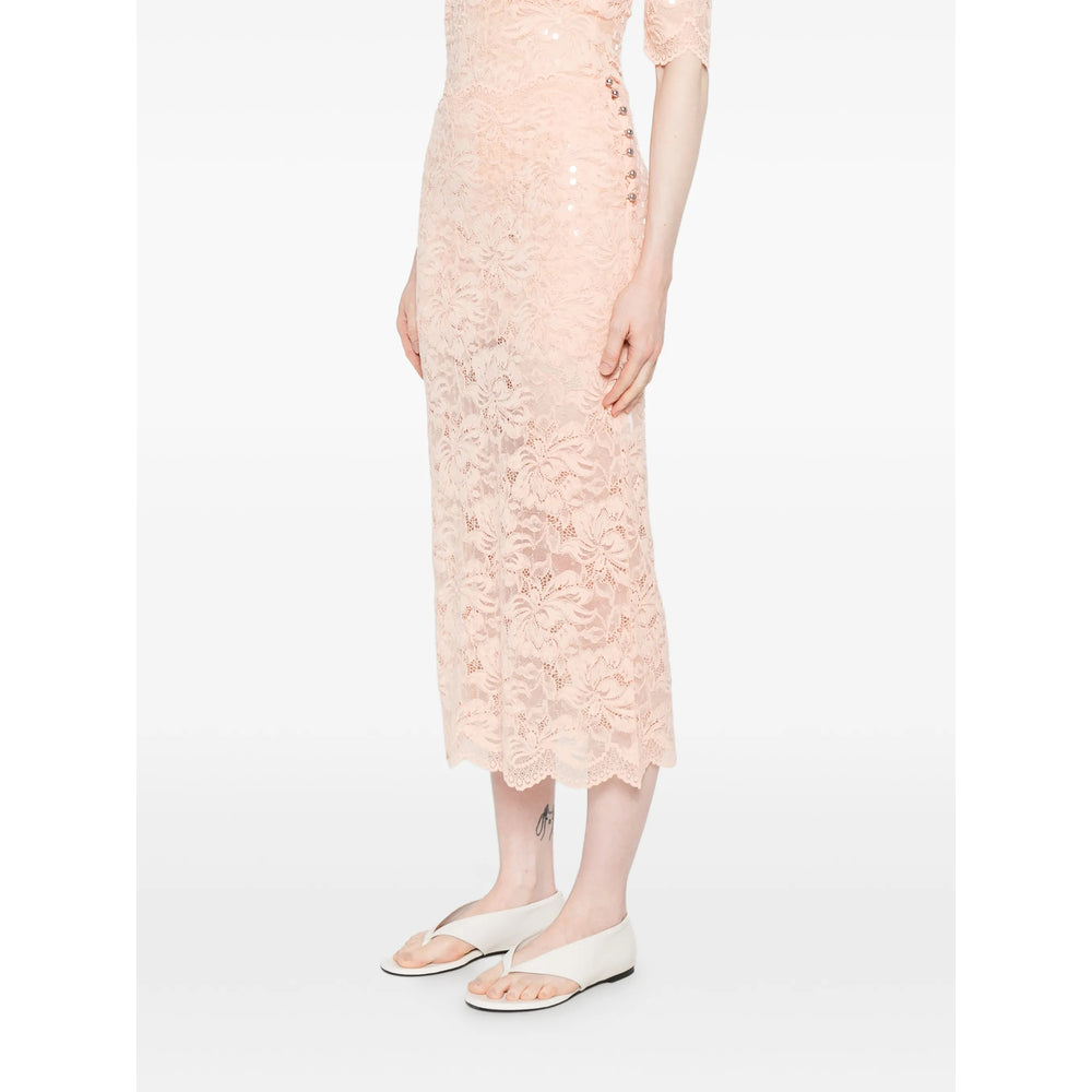 Rabanne Orange Skirts - Straight Skirts Women PACO RABANNE