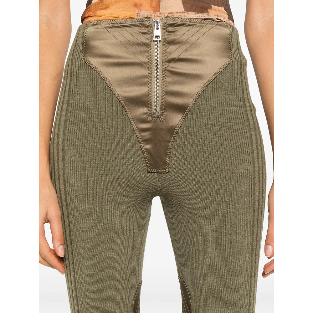 Jean Paul Gaultier Green Trousers - Cropped Trousers Women JEAN PAUL GAULTIER