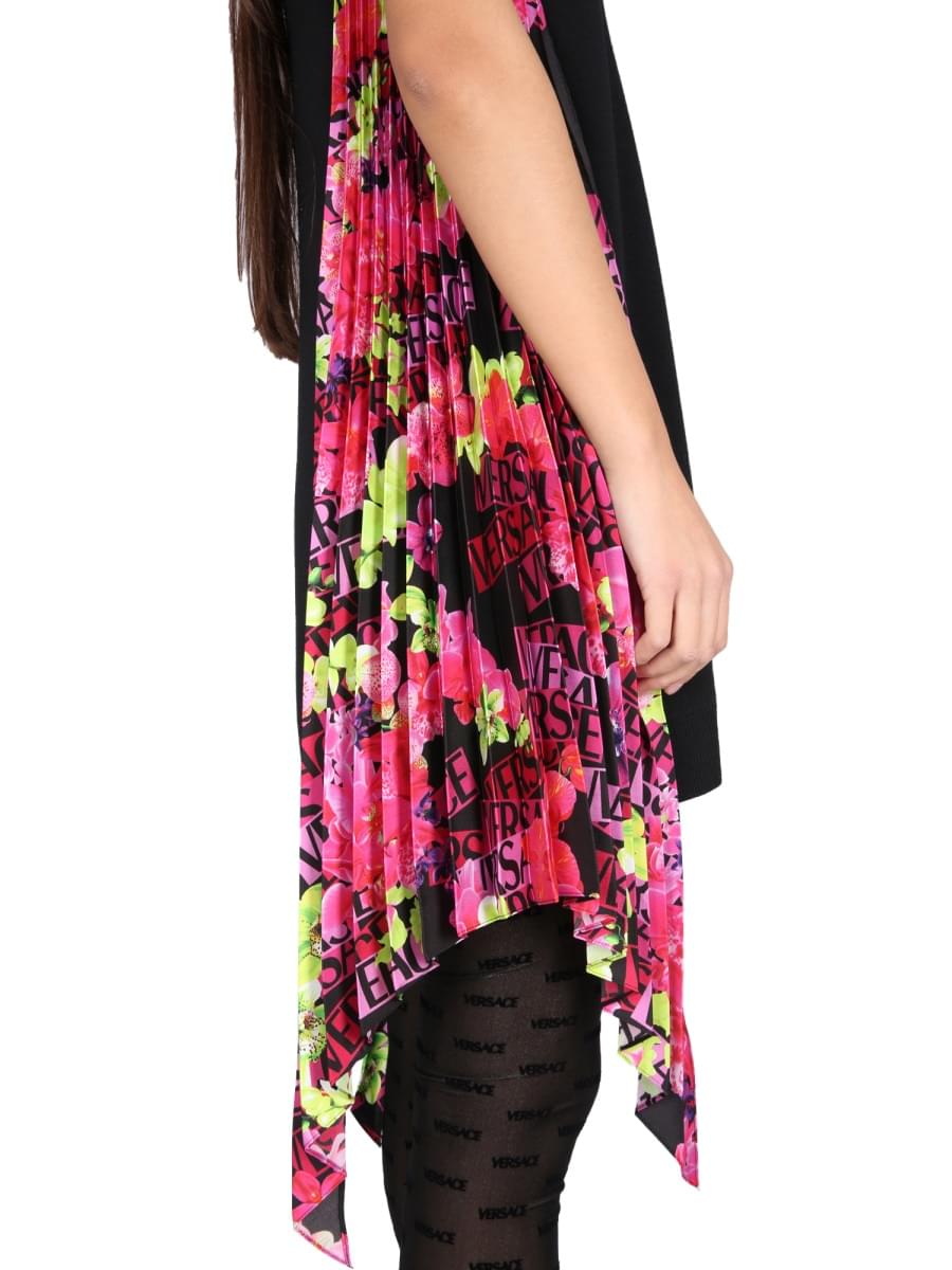 Versace Women Versace Women Orchid Logo Dress VERSACE