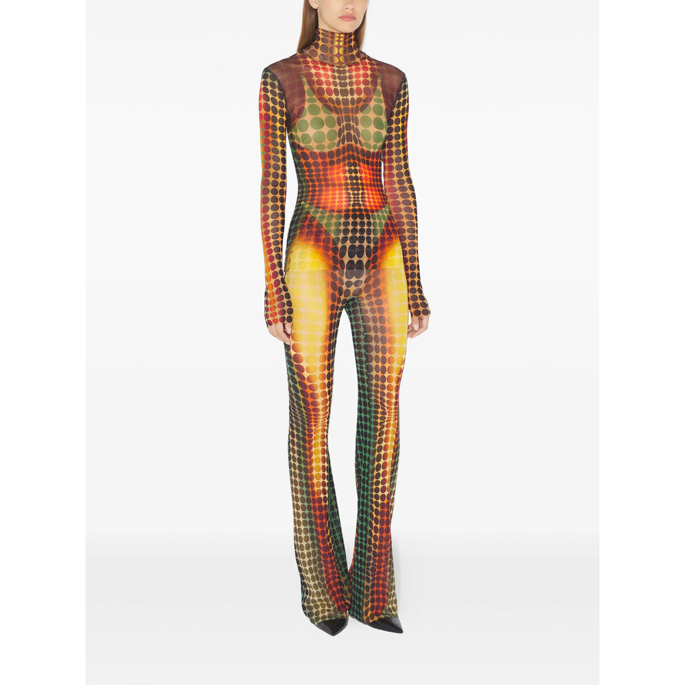 Jean Paul Gaultier Yellow Trousers - Flared Trousers Women JEAN PAUL GAULTIER