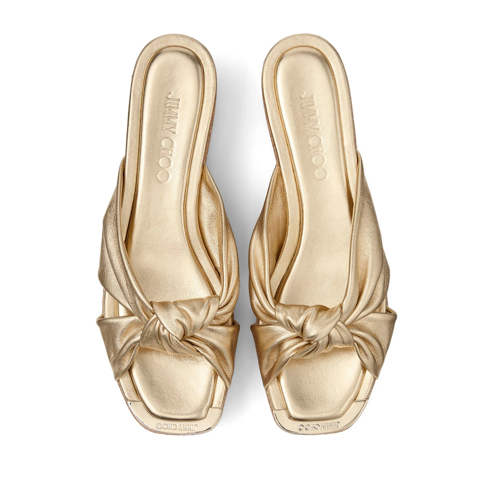 Jimmy Choo Gold Mules Women JIMMY CHOO