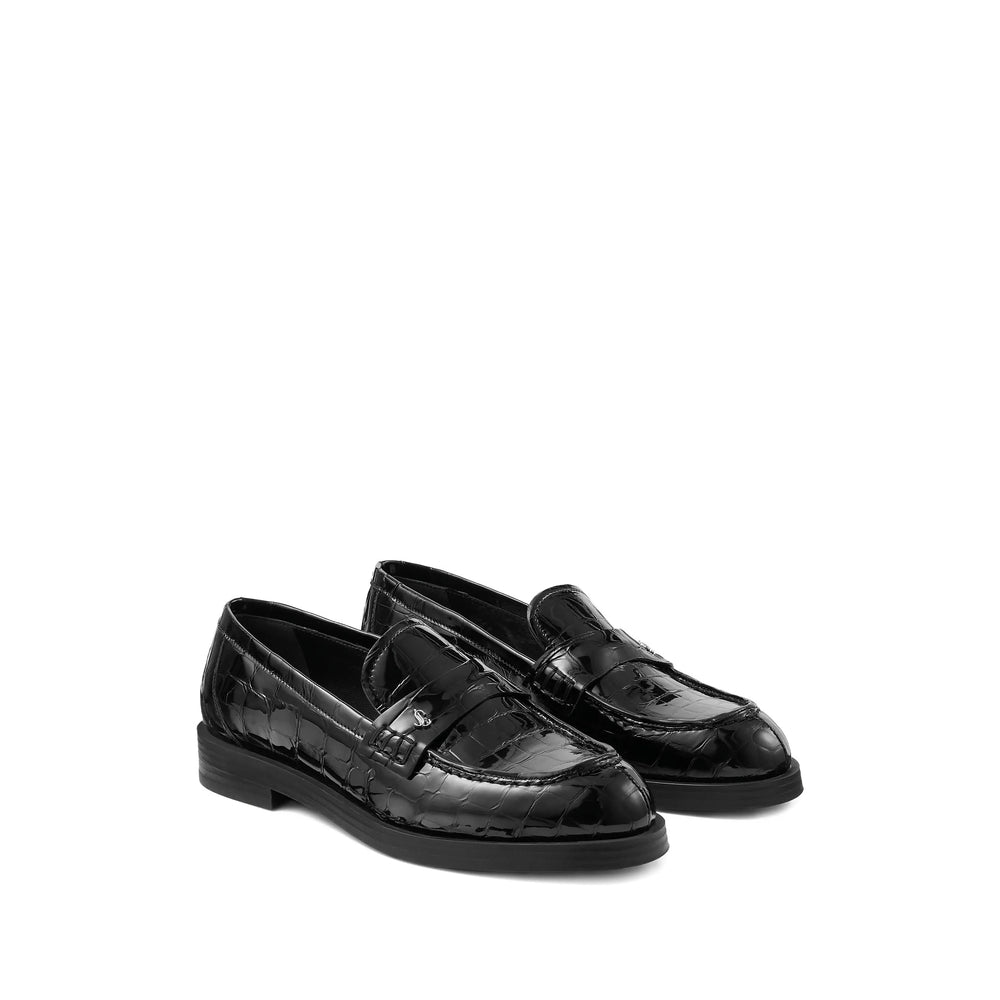 Jimmy Choo Black Loafers Women JIMMY CHOO