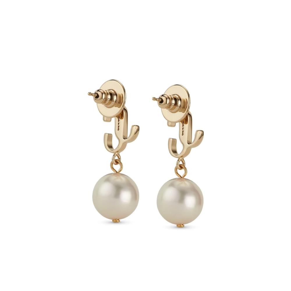 Jimmy Choo Gold Earrings Women Women JIMMY CHOO