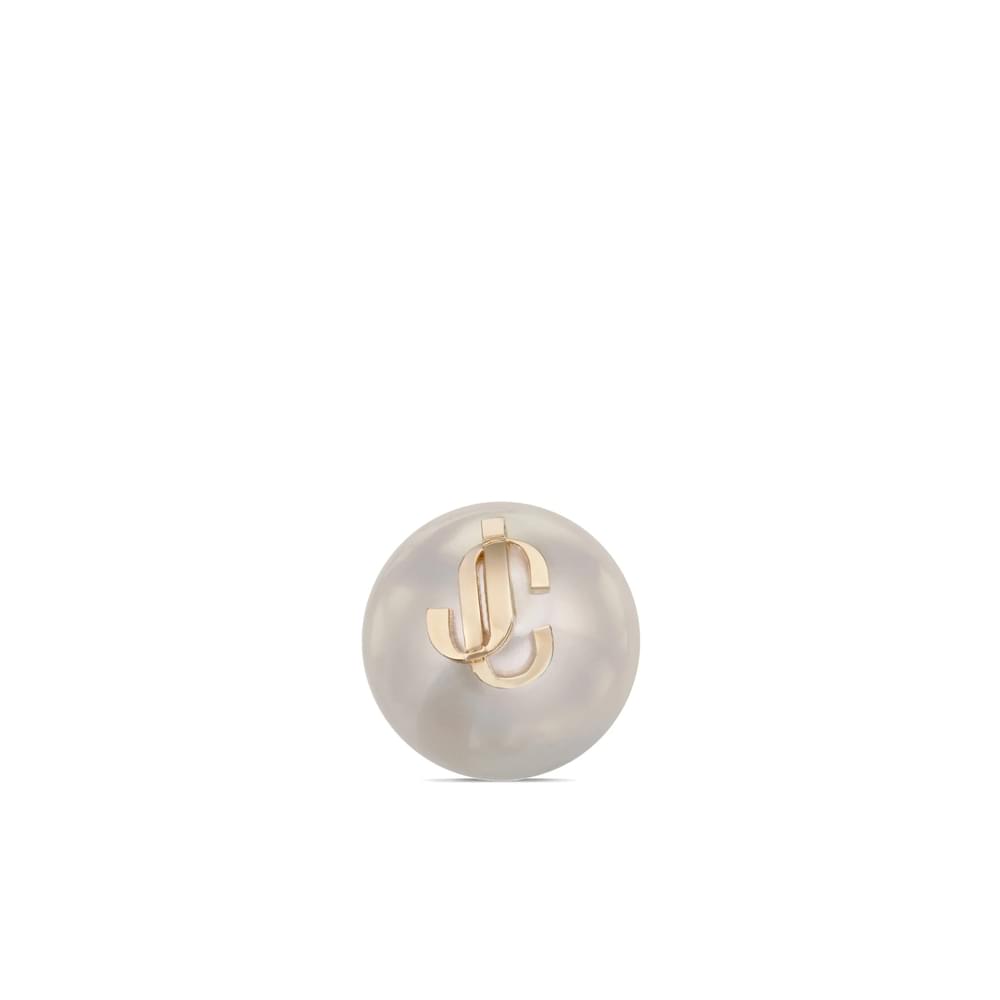 Jimmy Choo White Earrings Women JIMMY CHOO