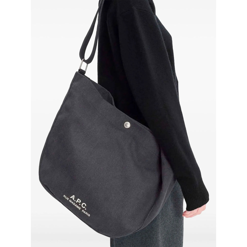 A.P.C. Black Shoulder Bags Men A.P.C.