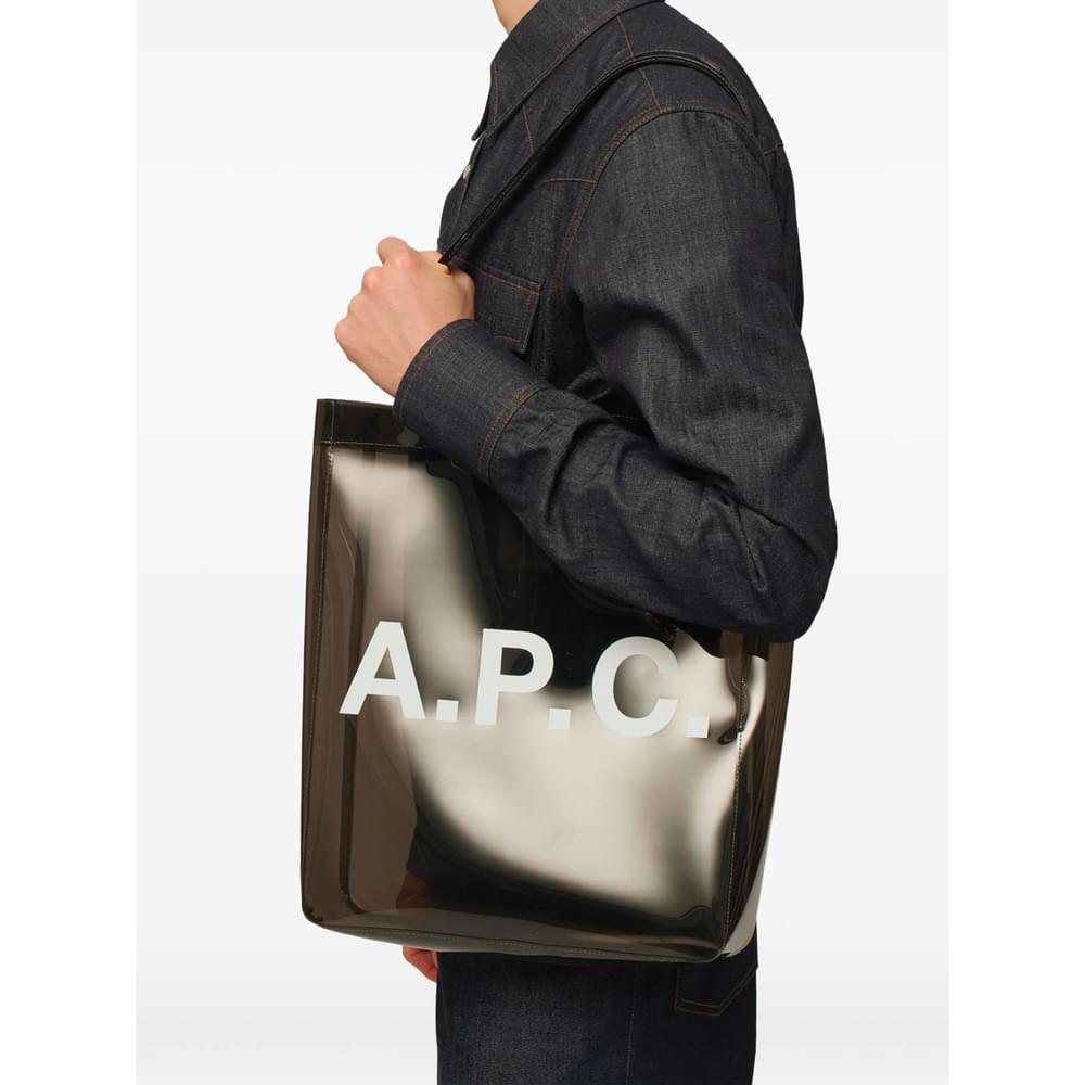 A.P.C. Grey Tote Bags Men A.P.C.