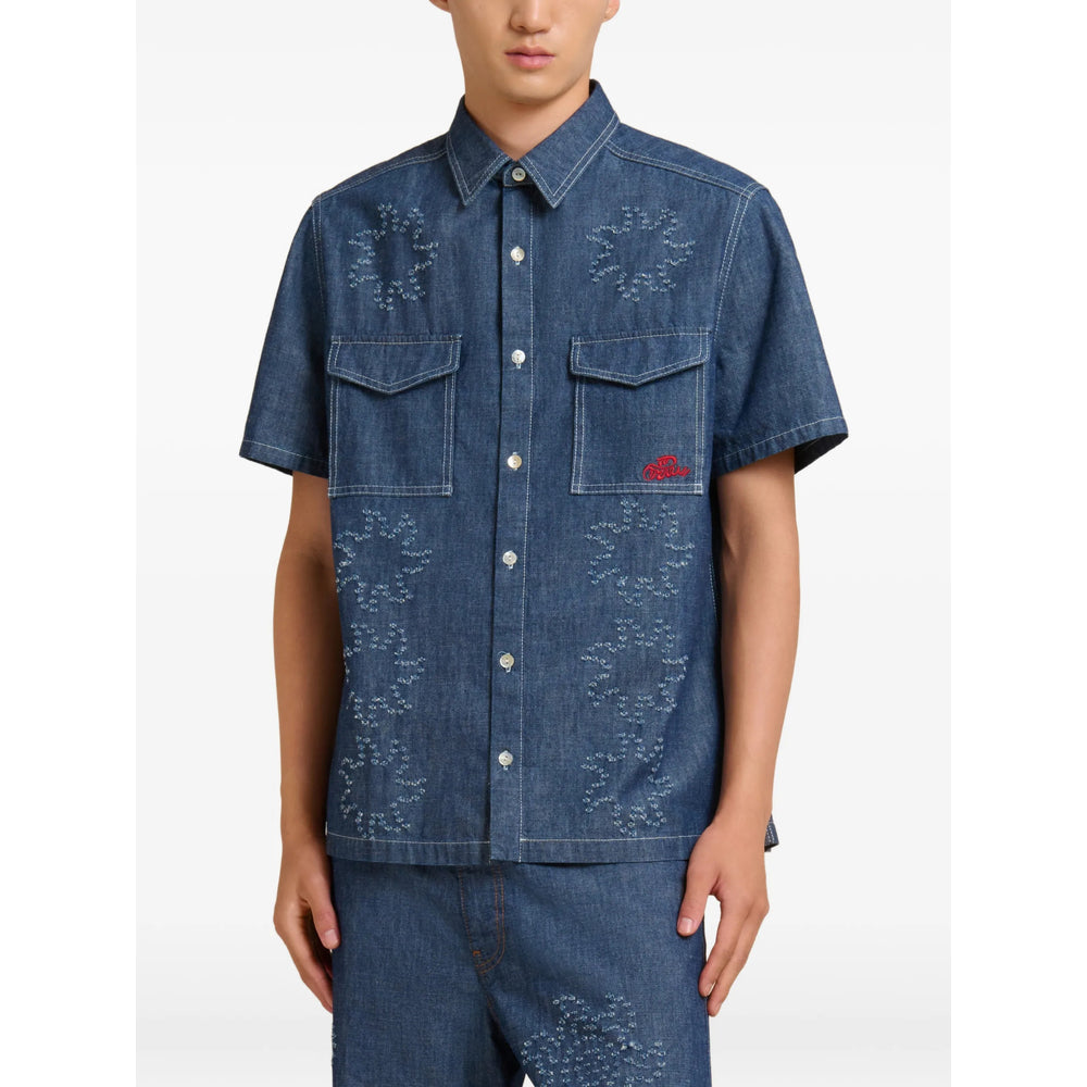 Marni Blue Shirts Men MARNI