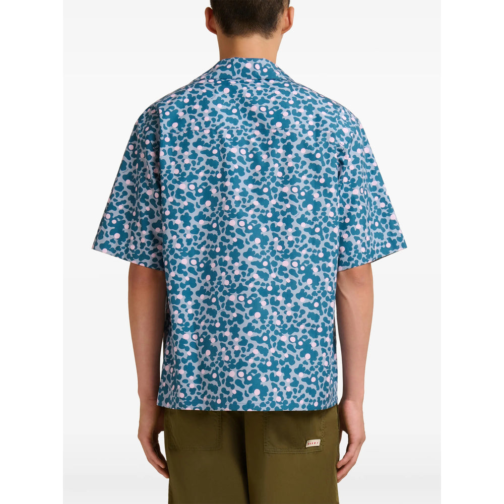 Marni Blue Shirts Men MARNI