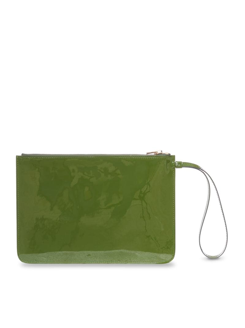 Tom Ford Women Tom Ford Green Patent Leather Clutch TOM FORD