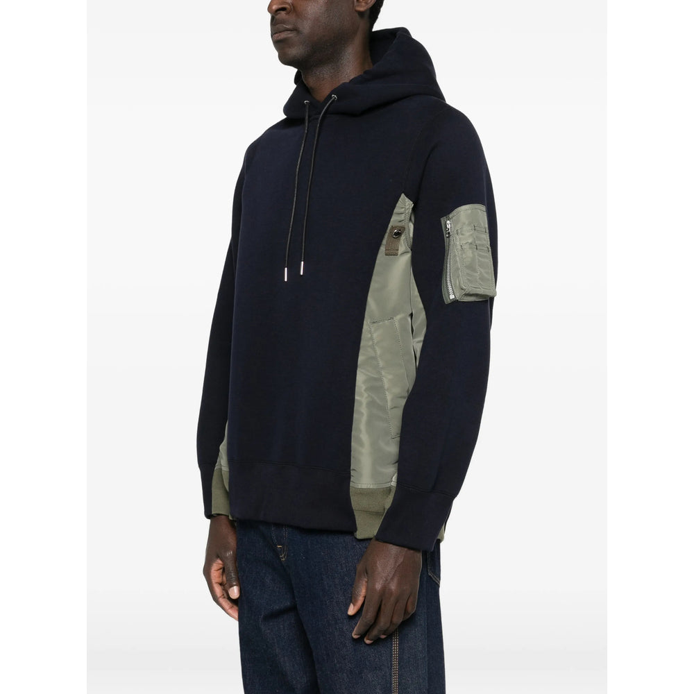 Sacai Blue Sweaters & Knitwear - Hoodies Men SACAI