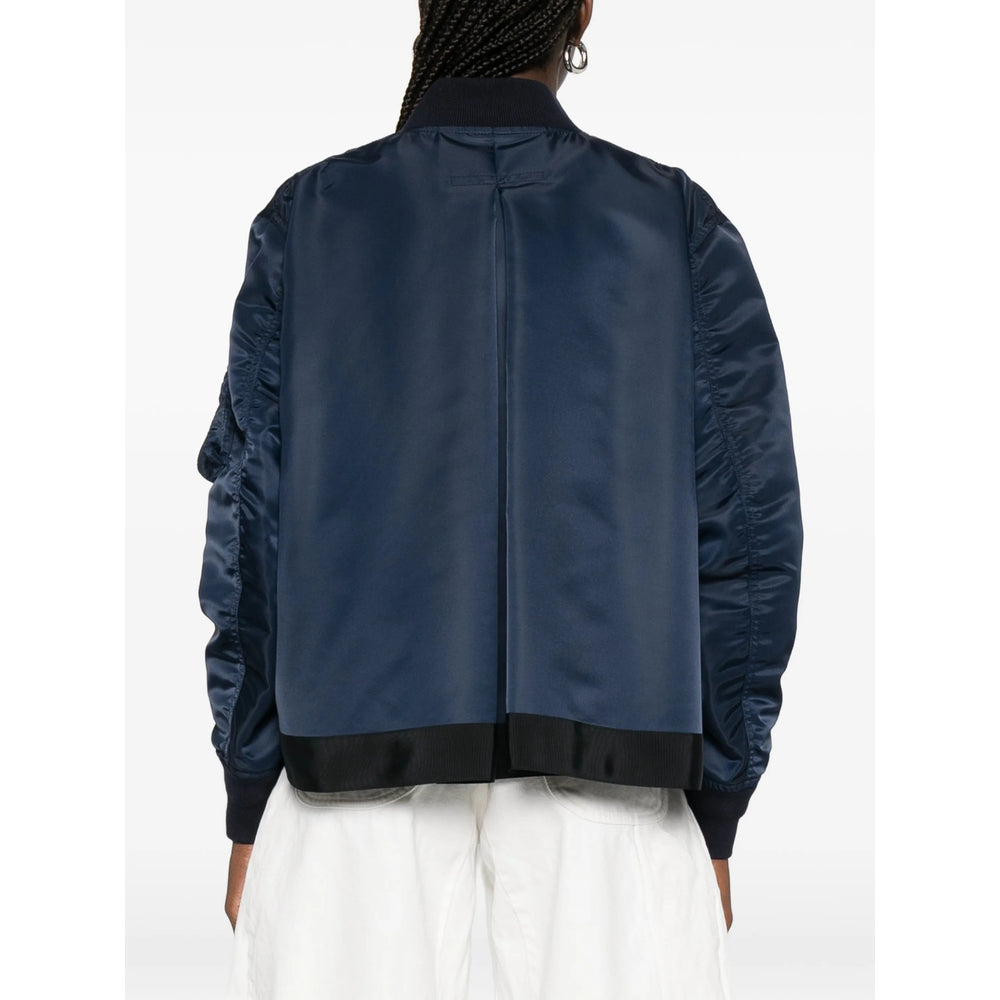 Sacai Blue Jackets - Bomber Jackets Women SACAI