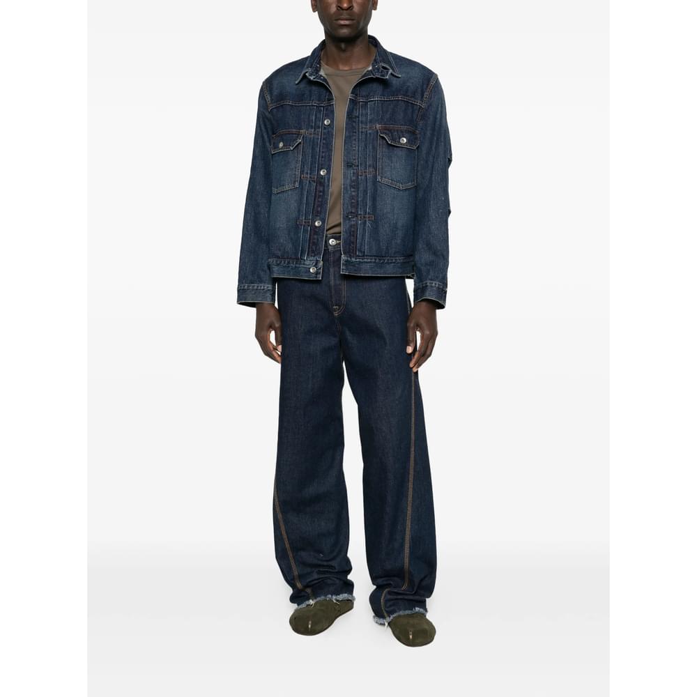 Sacai Blue Jackets - Denim Jackets Men SACAI