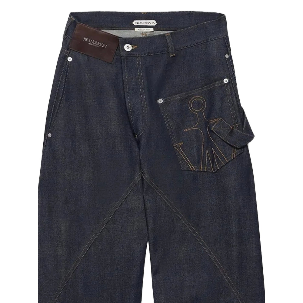 Jw Anderson Blue Trousers - Regular & Straight-Leg Trousers Men J.W. ANDERSON