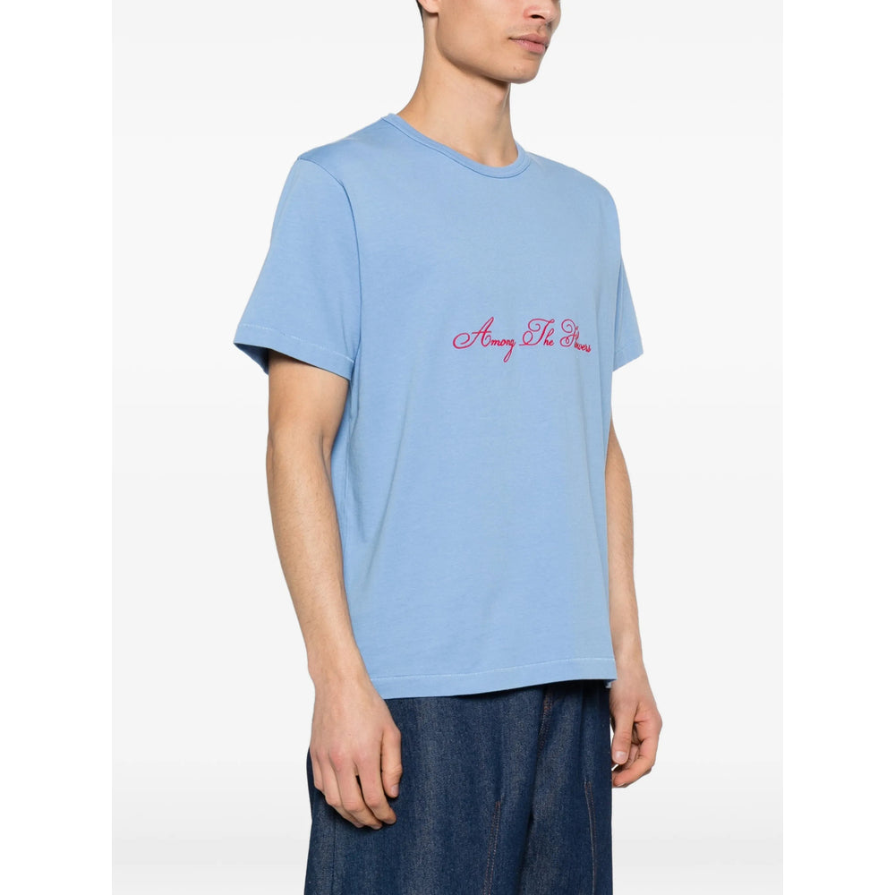 Jw Anderson Blue T-Shirts & Vests - T-Shirts Men J.W. ANDERSON