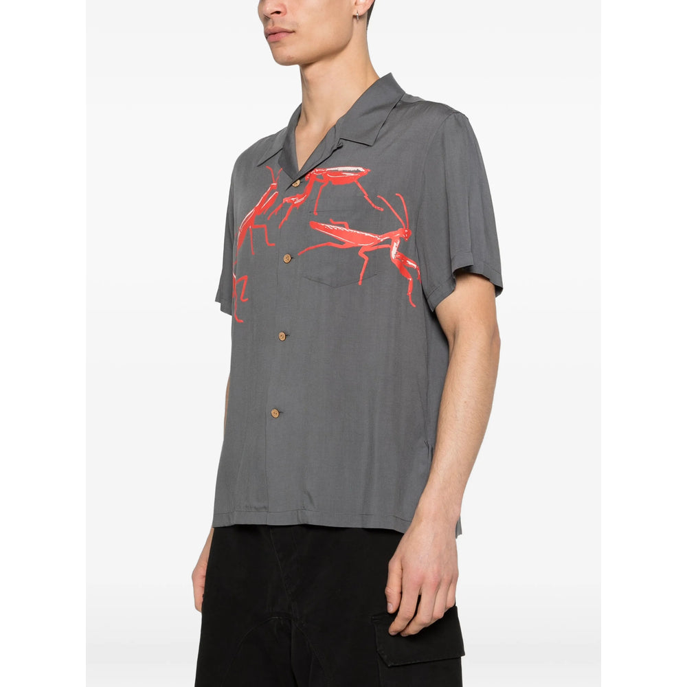 Jw Anderson Grey Shirts Men J.W. ANDERSON