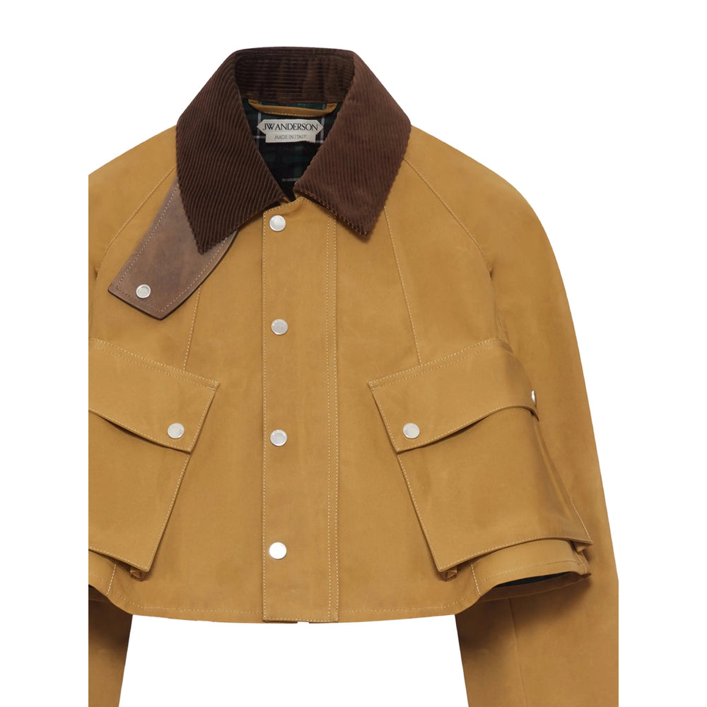 Jw Anderson Neutrals Jackets - Cropped Jackets Women J.W. ANDERSON
