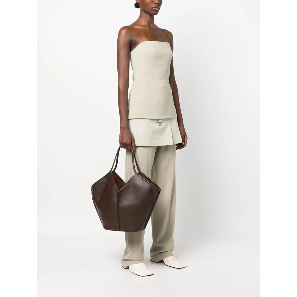 Hereu Brown Tote Bags Women Women HEREU