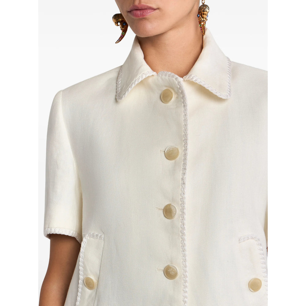 Etro Neutrals Jackets - Cropped Jackets Women ETRO