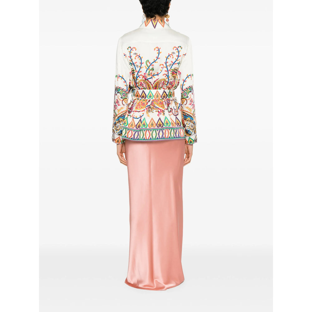 Etro Neutrals Jackets - Fitted Jackets Women ETRO
