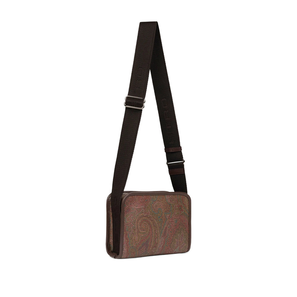 Etro Brown Messenger Bags Men ETRO